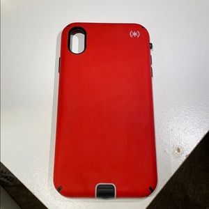 Red Speck Iphone XS max case